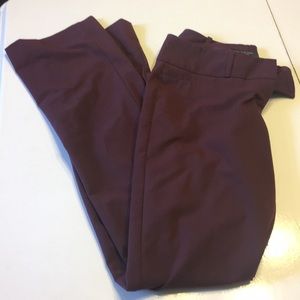 The Limited Purple/burgundy dress pants